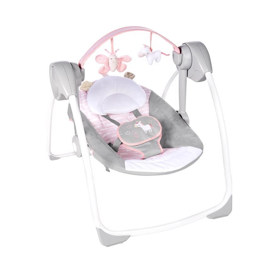 Ingenuity - Dječja ljuljačka s melodijom FLORA THE UNICORN 4xLR14