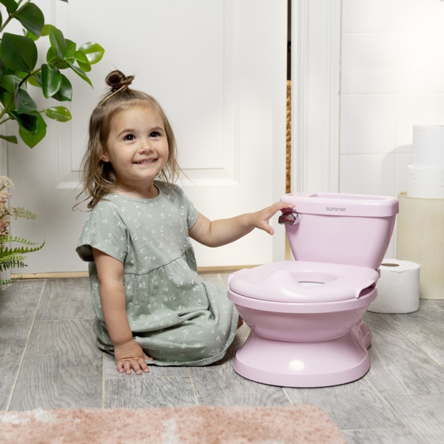 Ingenuity - Dječja noša s zvukom MY SIZE ružičasta 2xAAA