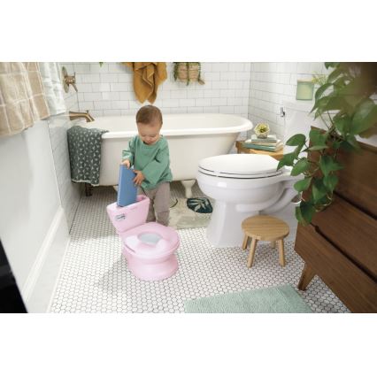 Ingenuity - Dječja noša s zvukom MY SIZE ružičasta 2xAAA