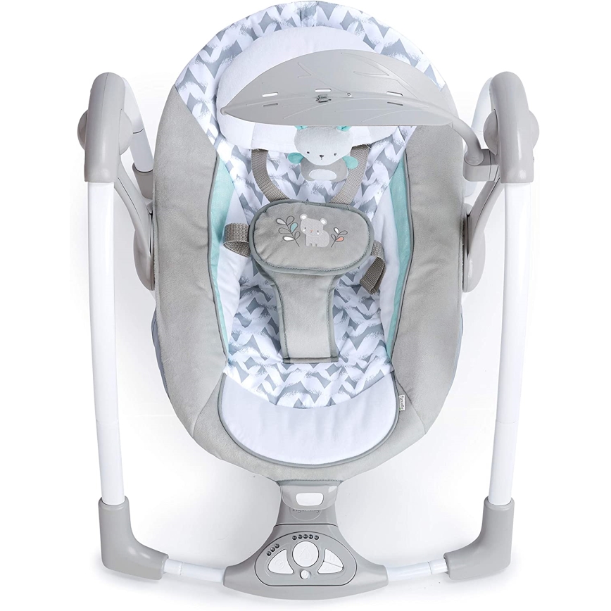 Ingenuity - Dječja vibrirajuća ljuljačka s melodijom 2u1 RAYLAN