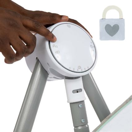 Ingenuity - Dječja vibrirajuća ljuljačka s melodijom ANYWAY SWAY RAY 4xLR14