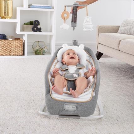 Ingenuity - Dječja vibrirajuća njihaljka s melodijom  BOUTIQUE 3xLR14