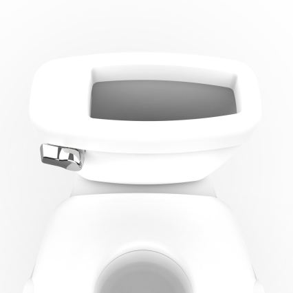 Ingenuity - Dječji WC s zvukom MY SIZE bijeli 2xAAA