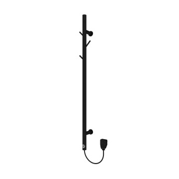 Instal Projekt - Električni sušač za ručnike TUBIES 32W 85x9 cm, crni