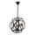 IRONBALL 3xE27/40W/230V crna visilica