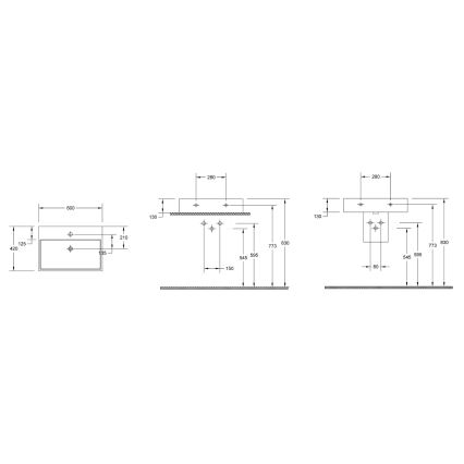Isvea - Nadgradni umivaonik PURITY 60x42 cm keramika/bijela