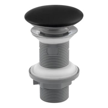 Isvea - Odtok za umivaonik Ø 7,2 cm, mat crne boje