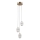 ITALUX - LED luster na sajli ALANI 3xLED/5W/230V 3000K zlatna
