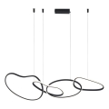 ITALUX - LED luster na sajli FONTE LED/60W/230V 3000/4000/6000K crna