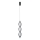 ITALUX - LED luster na sajli SEVILLA LED/15W/230V 3000K crna