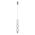 ITALUX - LED luster na sajli SEVILLA LED/15W/230V 3000K zlatni