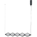 ITALUX - LED luster na sajli SEVILLA LED/25W/230V 3000K crna
