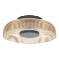 ITALUX - LED stropna svjetiljka PASSO LED/8W/230V 3000K, promjer 25 cm, zadimljena bež