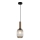 ITALUX - Luster na sajli ANTIOLA 1xE27/40W/230V pr. 15 cm bronca