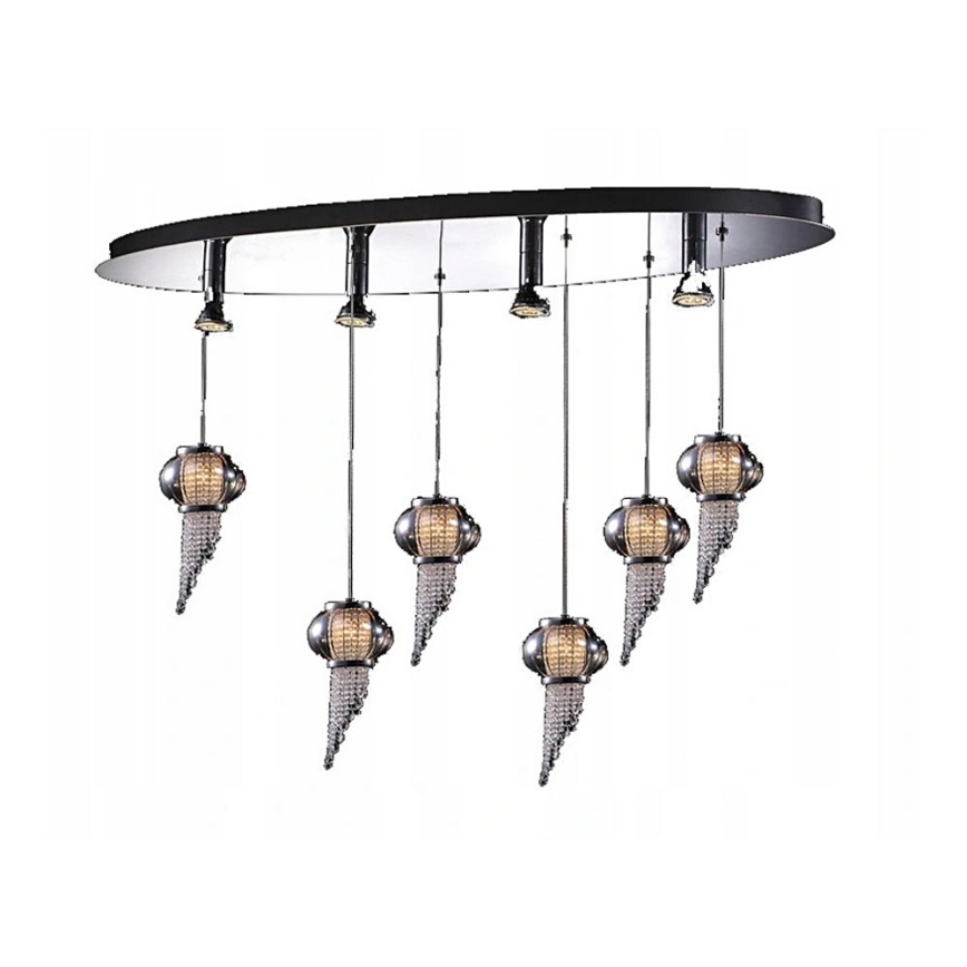 ITALUX - Luster na sajli CARLO 10xG4/20W/230V
