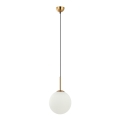 ITALUX - Luster na sajli DEORE 1xE27/40W/230V pr. 25 cm bronca