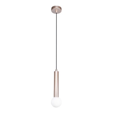 ITALUX - Luster na sajli FILANO 1xG9/5W/230V ružičasto zlato