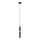 ITALUX - Luster na sajli ISIDORA 1xGU10/25W/230V antracit/sjajni krom