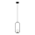 ITALUX - Luster na sajli LUPUS 1xG9/25W/230V crna