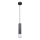 ITALUX - Luster na sajli MACERA 1xE27/40W/230V crna