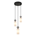 ITALUX - Luster na sajli SANTOS 3xG9/40W/230V crna