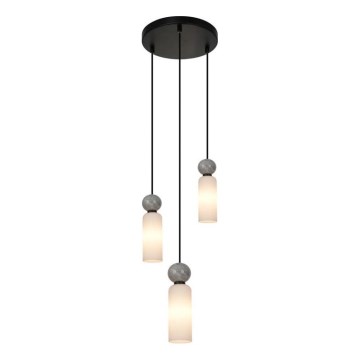 ITALUX - Luster na sajli SANTOS 3xG9/40W/230V crna