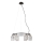 ITALUX - Luster na sajli SIMONA 6xE14/40W/230V crna/zlatna