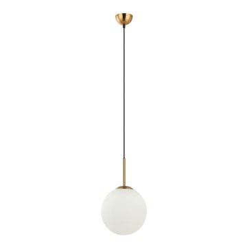 ITALUX - Luster na užetu DEORE 1xE27/40W/230V promjer 25 cm bronca