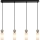 ITALUX - Luster SANTOS na sajli 4xG9/40W/230V, crne boje