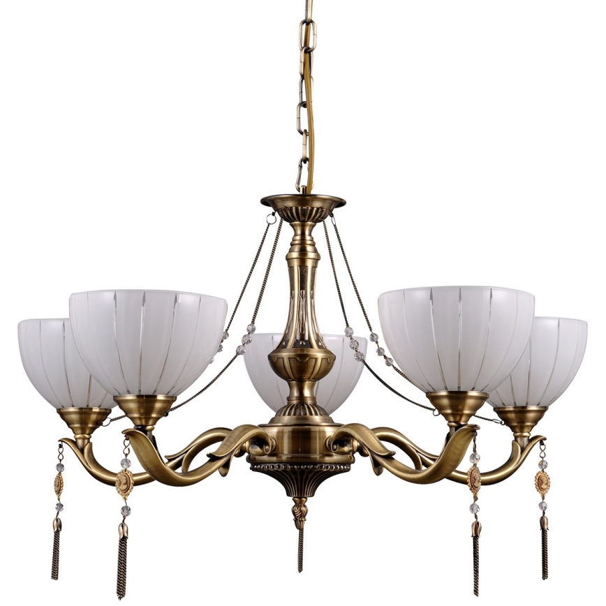 ITALUX - Luster na lancu BAXIO 5xE27/60W/230V