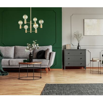 ITALUX - Viseći luster VEVA 6xE27/40W/230V