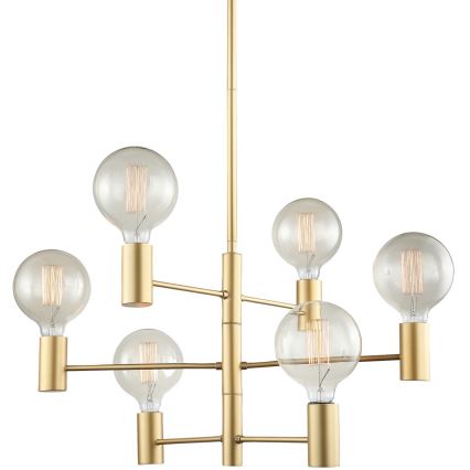 ITALUX - Viseći luster VEVA 6xE27/40W/230V