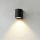 ITALUX - Vanjska zidna svjetiljka GENTA 1xGU10/40W/230V IP54 8 cm