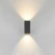 ITALUX - Vanjska zidna svjetiljka GENTA 2xGU10/40W/230V IP54 15 cm