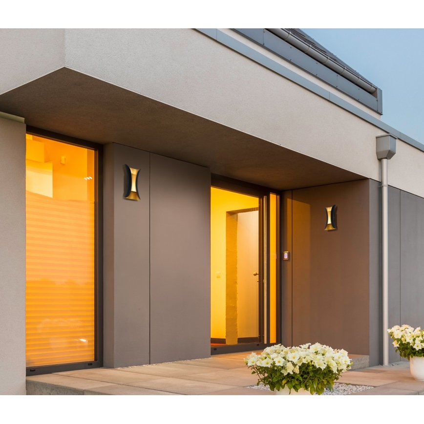 ITALUX - LED vanjsko zidno svjetlo DANTE LED/6W/230V 4000K IP54 15 cm