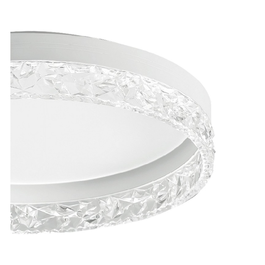 ITALUX - LED stropna svjetiljka s prigušivanjem RANTE LED/58W/230V 3000–6500K Ø 50 cm bijela + daljinski upravljač