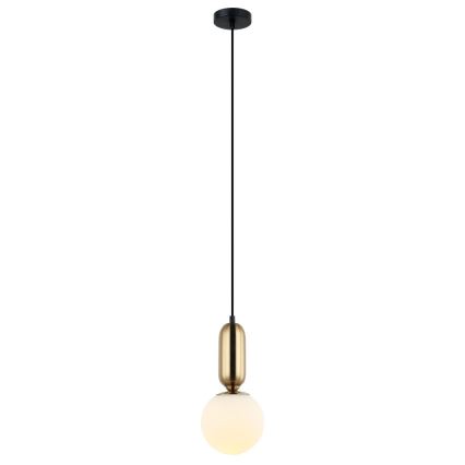 ITALUX - Luster na sajli ALDEVA 1xE27/40W/230V pr. 15 cm bronca