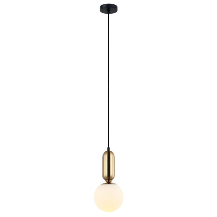 ITALUX - Luster na sajli ALDEVA 1xE27/40W/230V pr. 15 cm bronca