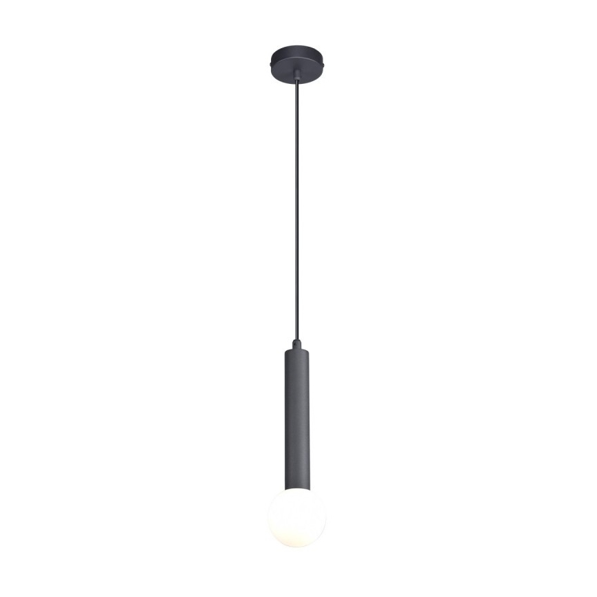 ITALUX - Luster na sajli FILANO 1xG9/5W/230V crna