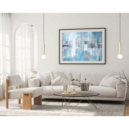 ITALUX - Luster na sajli FILANO 1xG9/5W/230V zlatni