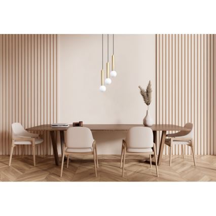 ITALUX - Luster na sajli FILANO 3xG9/5W/230V zlatni