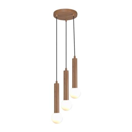 ITALUX - Ovjesni luster na kabelu FILANO 3xG9/5W/230V smeđa