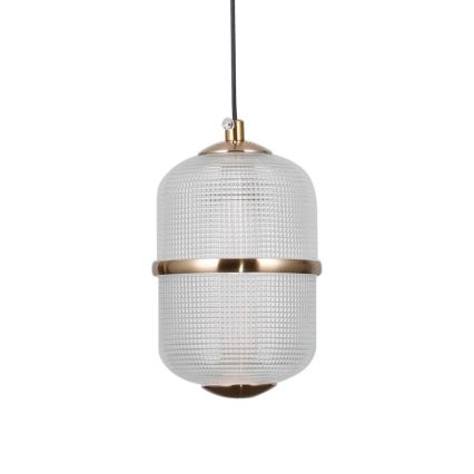 ITALUX - LED luster na sajli ALANI 3xLED/5W/230V 3000K crna/zlatna