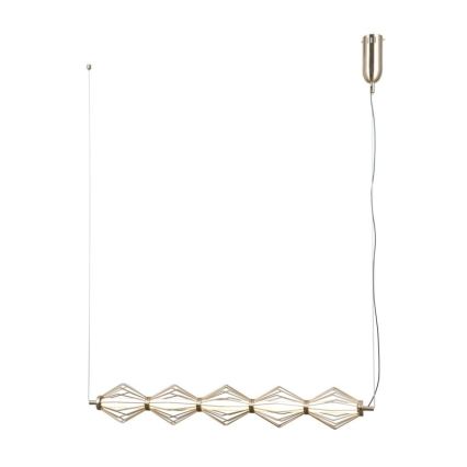 ITALUX - LED luster na sajli SEVILLA LED/25W/230V 3000K zlatna