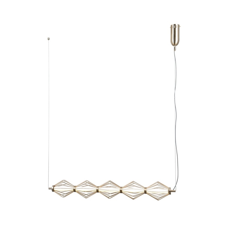 ITALUX - LED luster na sajli SEVILLA LED/25W/230V 3000K zlatna