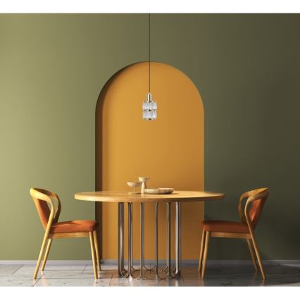 ITALUX - Viseći luster ALMA na sajli 1xE27/40W/230V zlatna