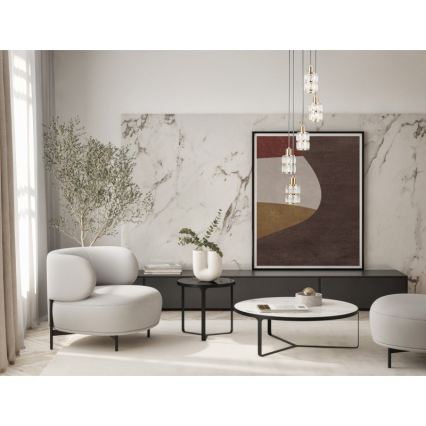 ITALUX - Luster na kablu ALMA 5xE27/40W/230V zlatna
