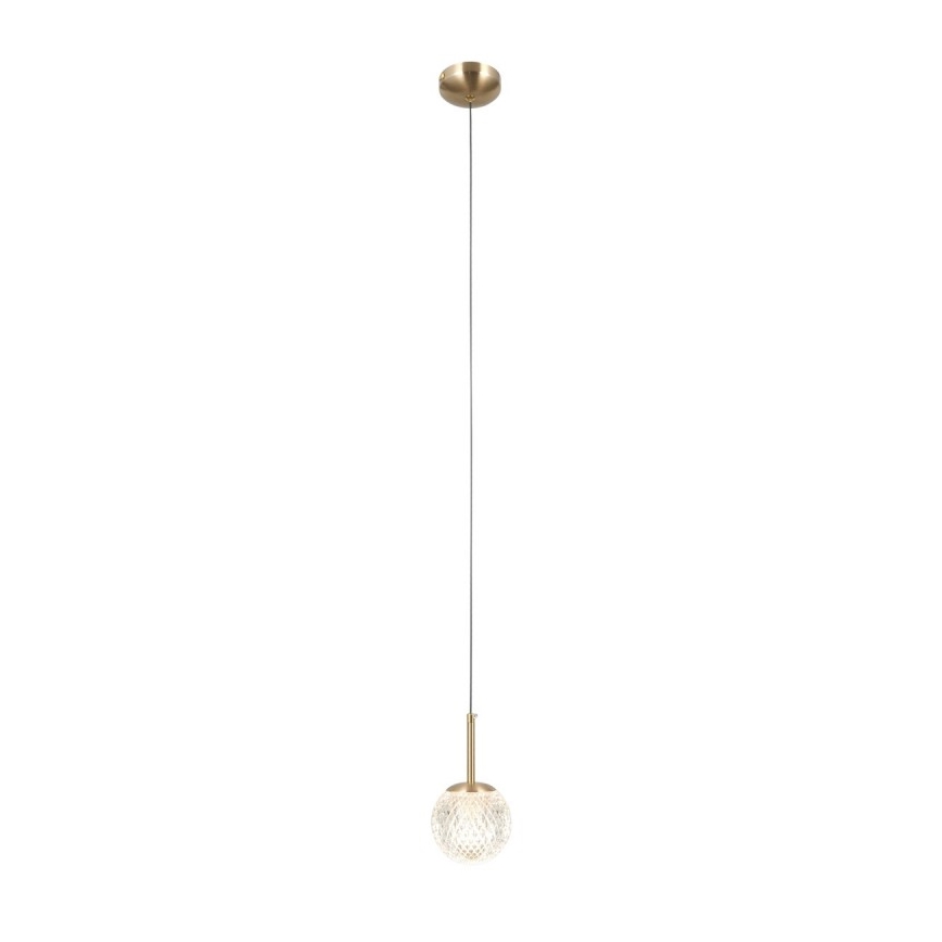 ITALUX - Luster na sajli PADRI 1xG9/5W/230V zlatni