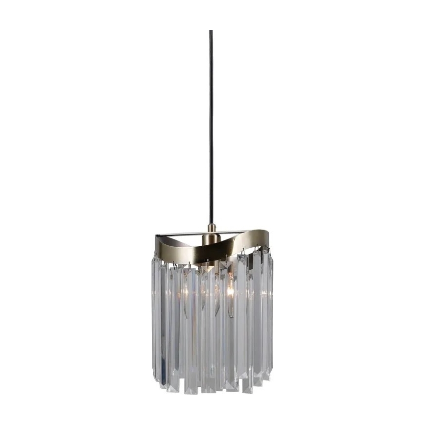 ITALUX - Luster na sajli SABRIGA 1xE14/40W/230V mat krom