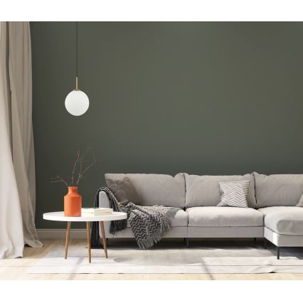 ITALUX - Luster na užetu DEORE 1xE27/40W/230V promjer 30 cm bronca